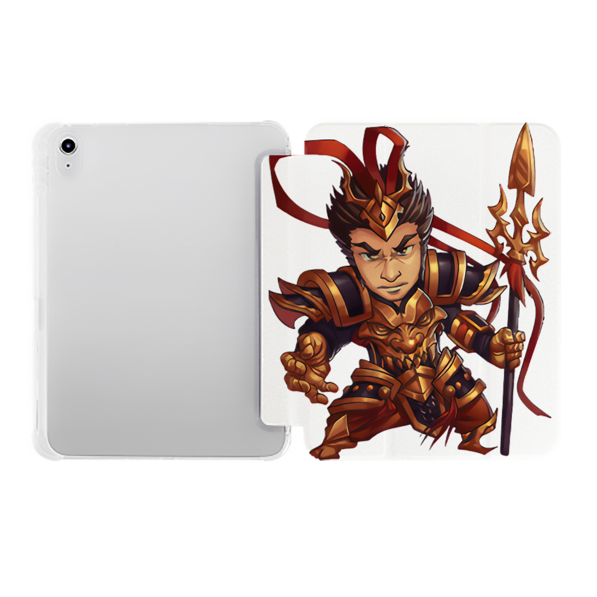 （画像用） リーグ・オブ・レジェンド League of Legends LOL IPad ケース ペン収納付き 三つ折りスタンド PUレザー×シリコン 対応機種9.5/10.5/10.9インチ